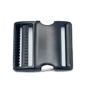1.5 Inch Black Polished Metal Buckle