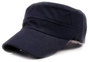 1Pc Fashion Men Women Multicolor Unisex Adjustable Classic Style Plain Flat Vintage Army Hat Cadet Patrol Cap Best