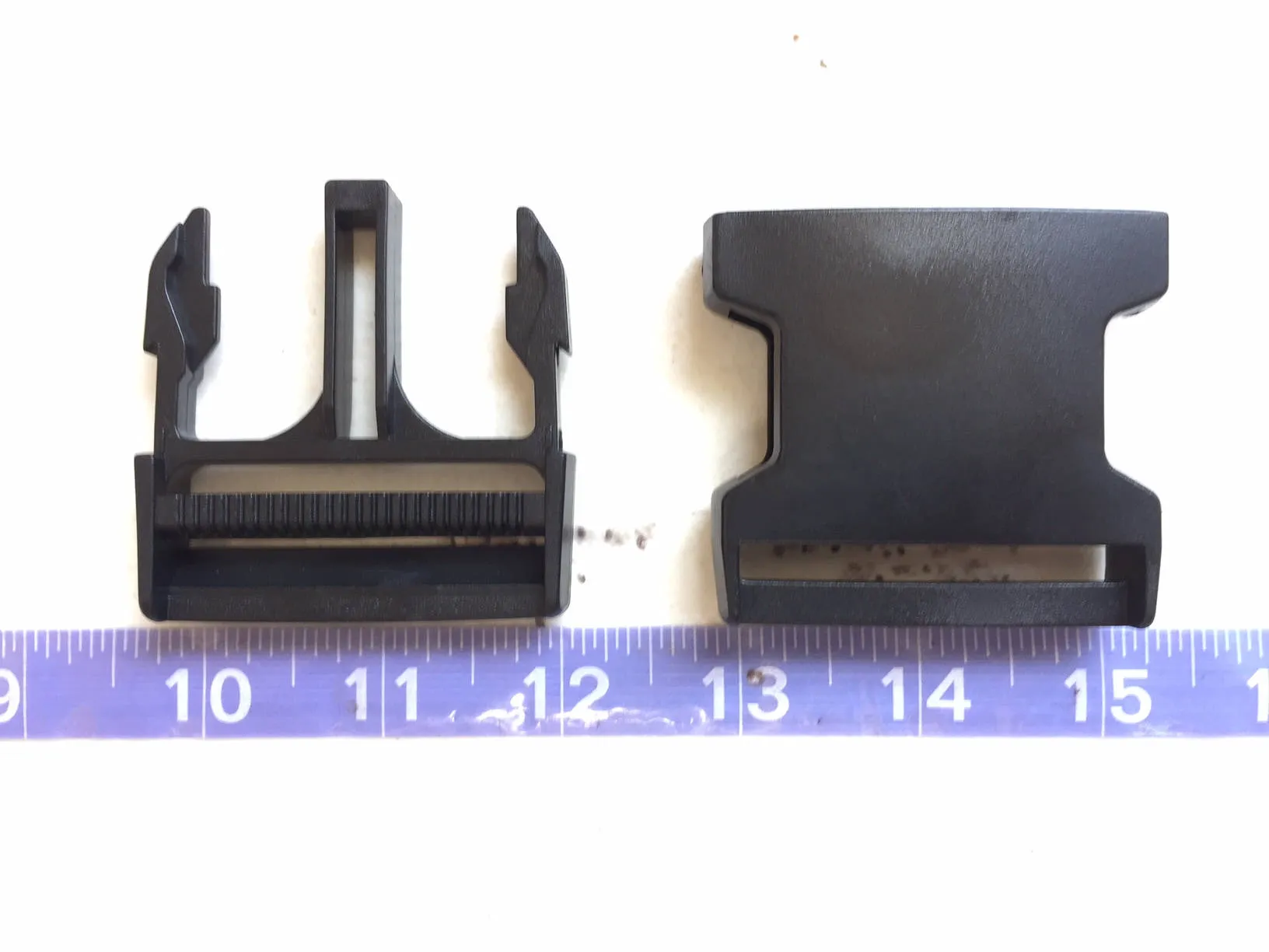2 Inch Buckle ITW Nexus Side Release Flat Plastic Buckle