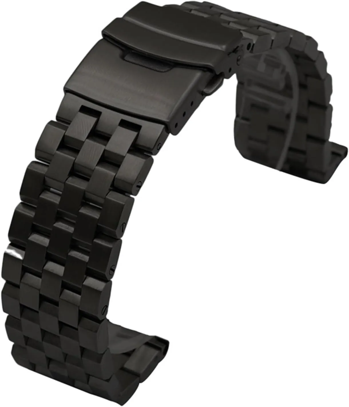 20mm 22mm 24mm 26mm Full Stainless Steel Flat Interface Watch Band Straps Wristband With Tools