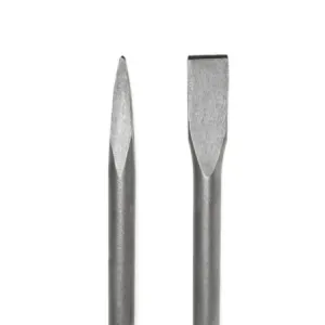 2PC FLAT & POINT JACK HAMMER CHISEL SET