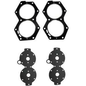 318358 Head Gasket and Water Jacket Gasket Sets for Johnson Evinrude V4 88 HP-140HP Outboard 318335 Sierra 18-2956 18-2873