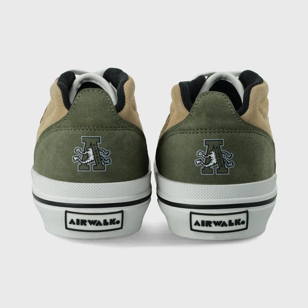 Airwalk Mens Skater Sneaker Brown/Green _ 181669 _ Brown
