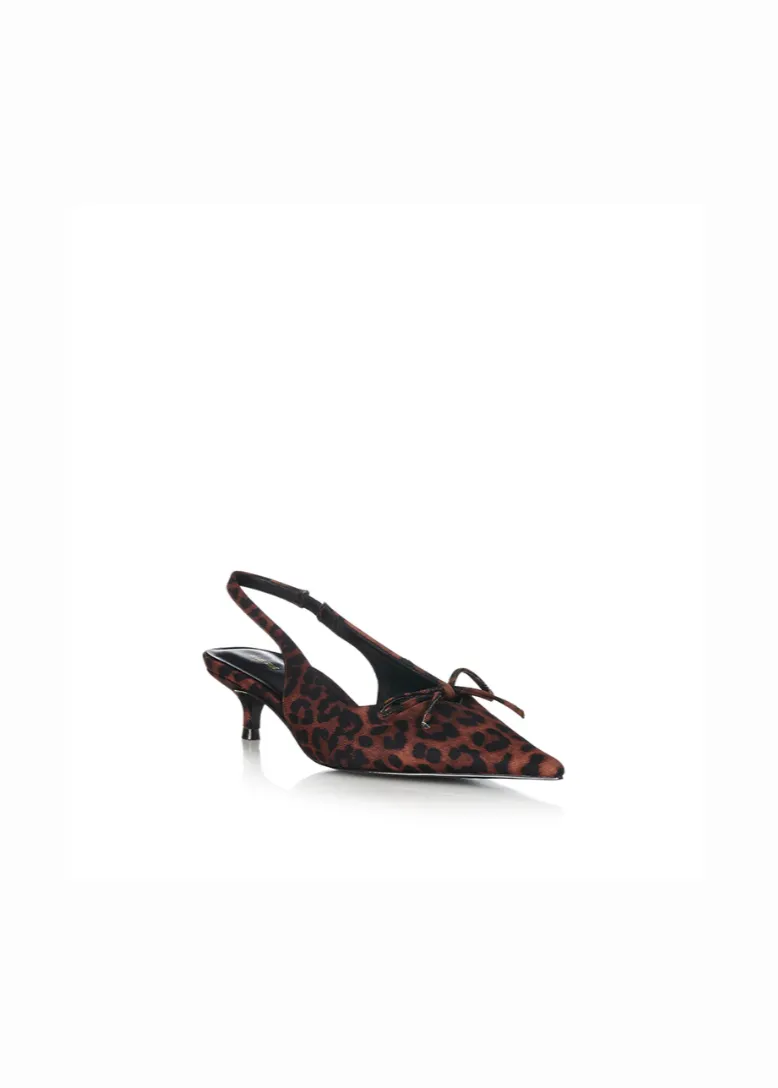 ALIAS MAE Eva Mule - Leopard Satin