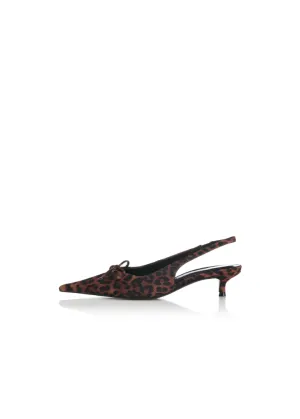 ALIAS MAE Eva Mule - Leopard Satin