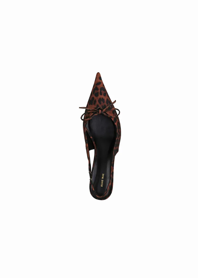 ALIAS MAE Eva Mule - Leopard Satin