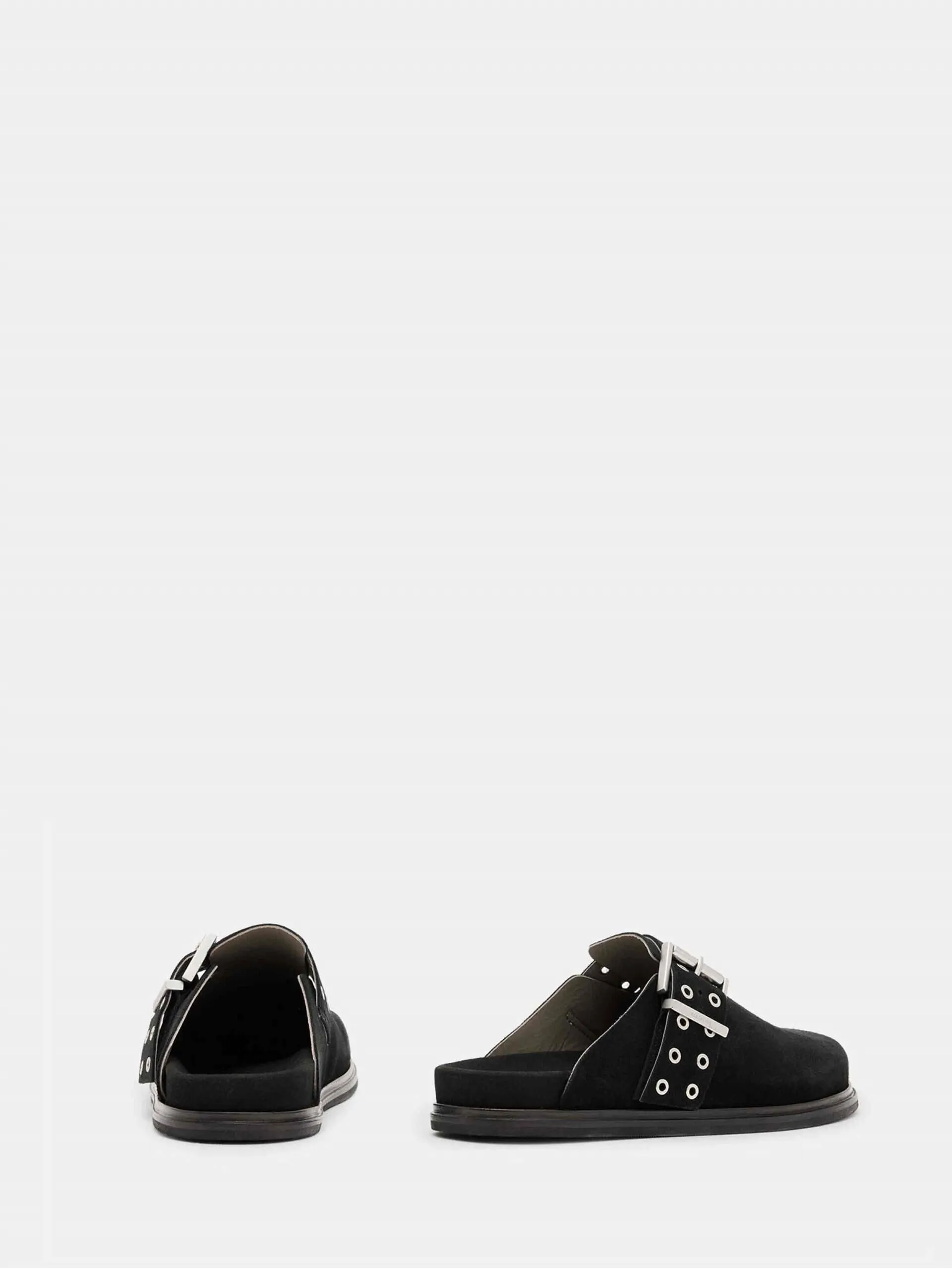 ALLSaints - Juno Leather Eyelet Mule Shoe
