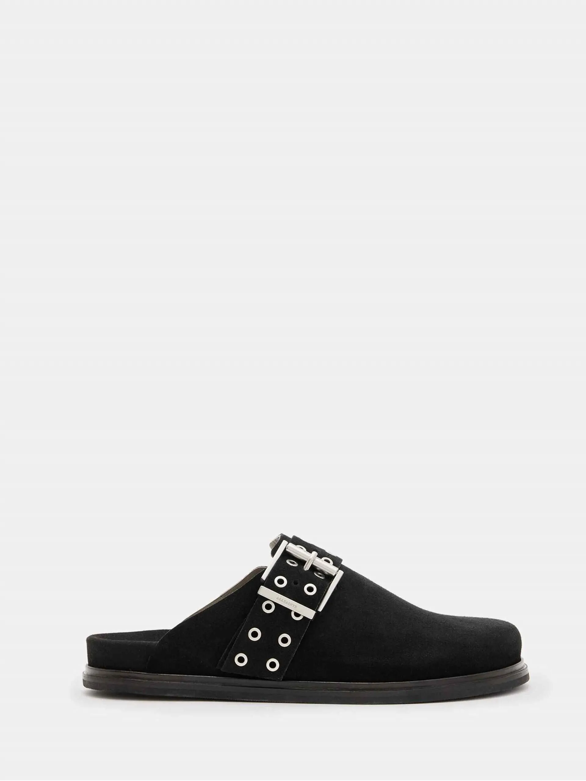 ALLSaints - Juno Leather Eyelet Mule Shoe