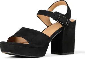 Amazon Essentials Women's Platform Heel Sandal
