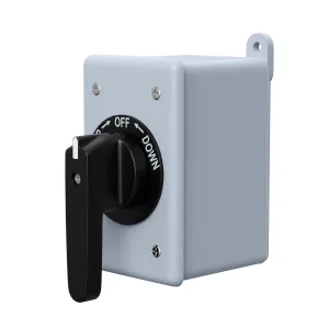 AMS Boat Lift Switch with 3-Position (Spring Return) – Precision Lift Control for Up to 2-HP Motors, Equipped with Corrosion-Resistant Stainless Steel Terminals for Enhanced Durability