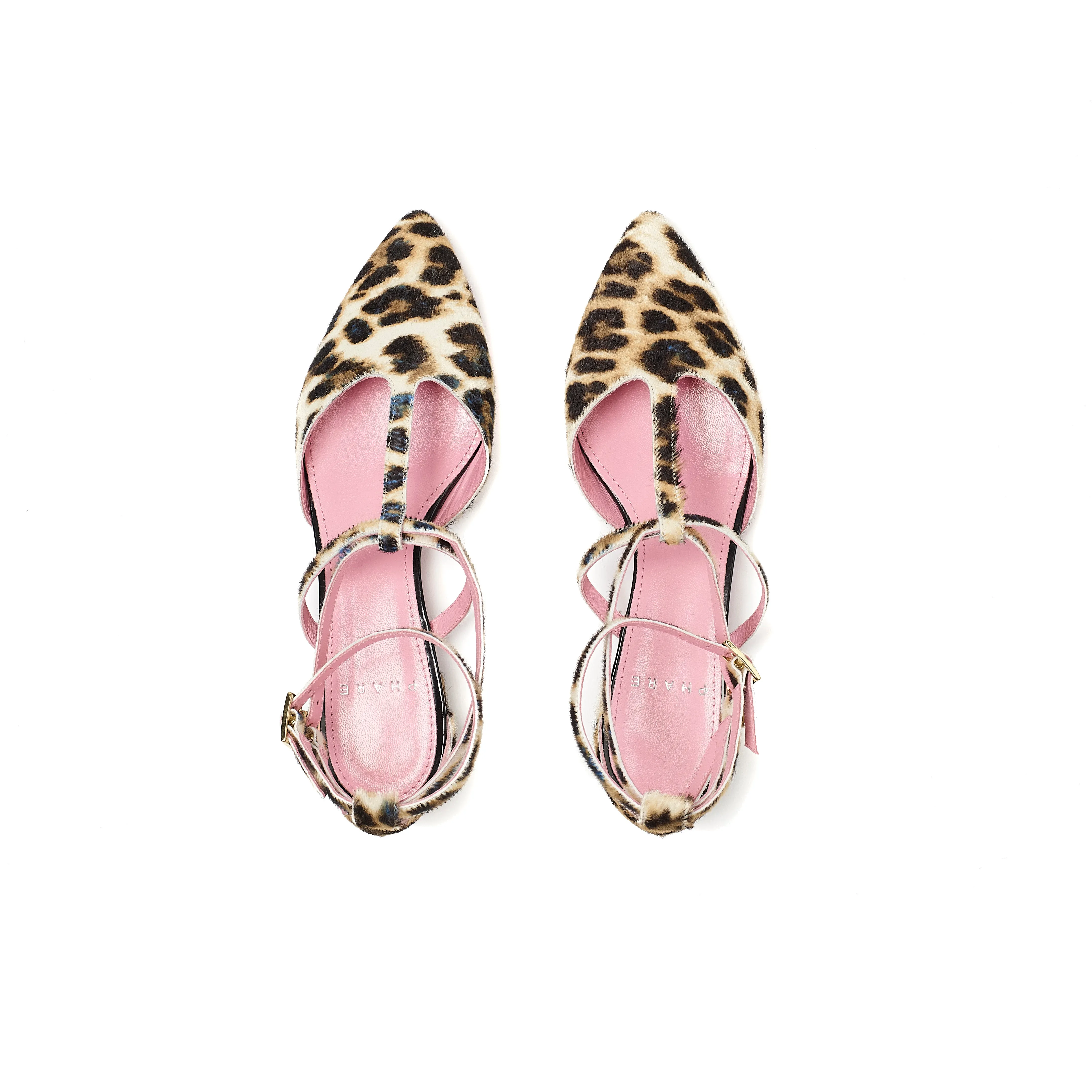 Ankle Strap Pointed Flat