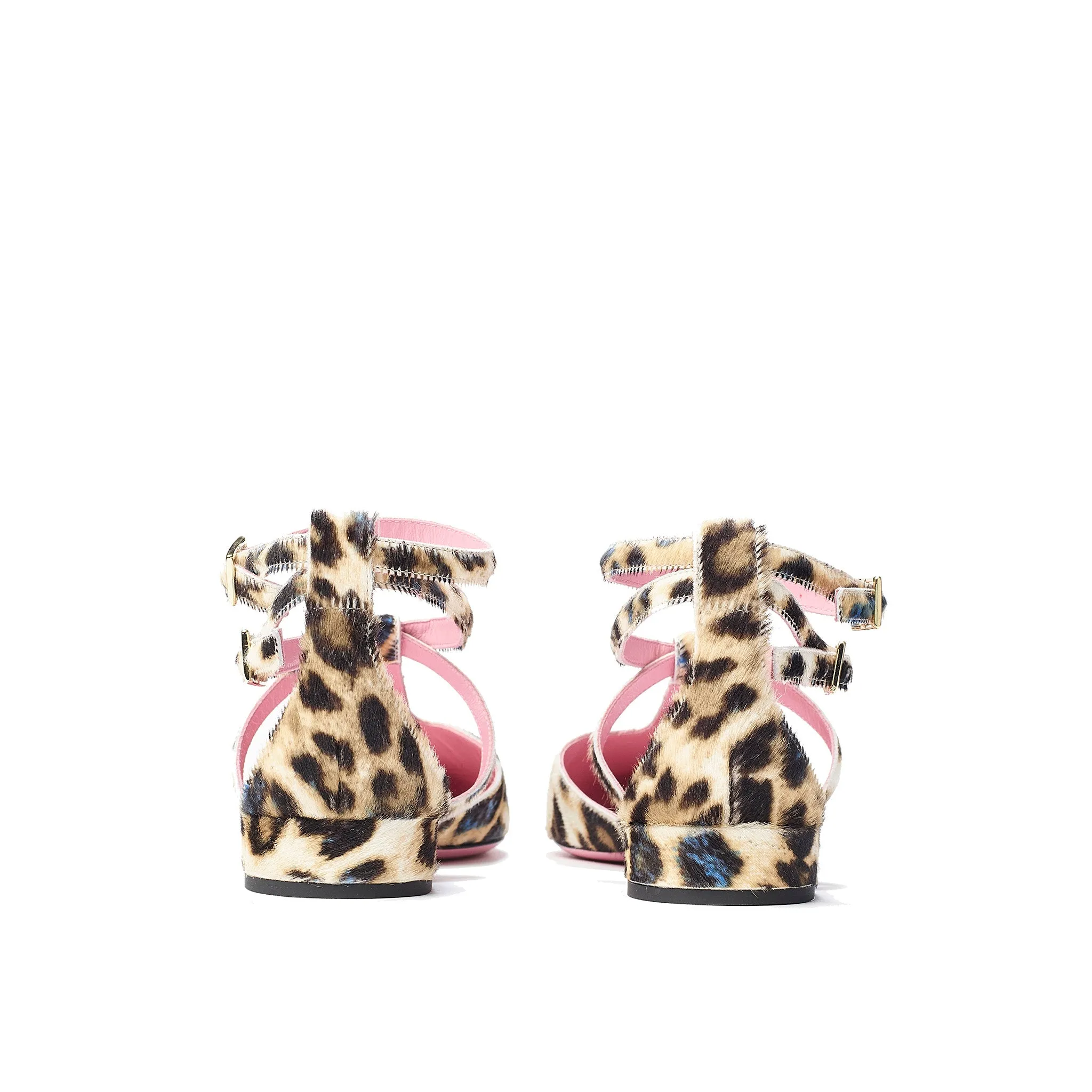 Ankle Strap Pointed Flat