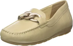 ARA Women's Alabama Moccasin, sand, 8.5 Women