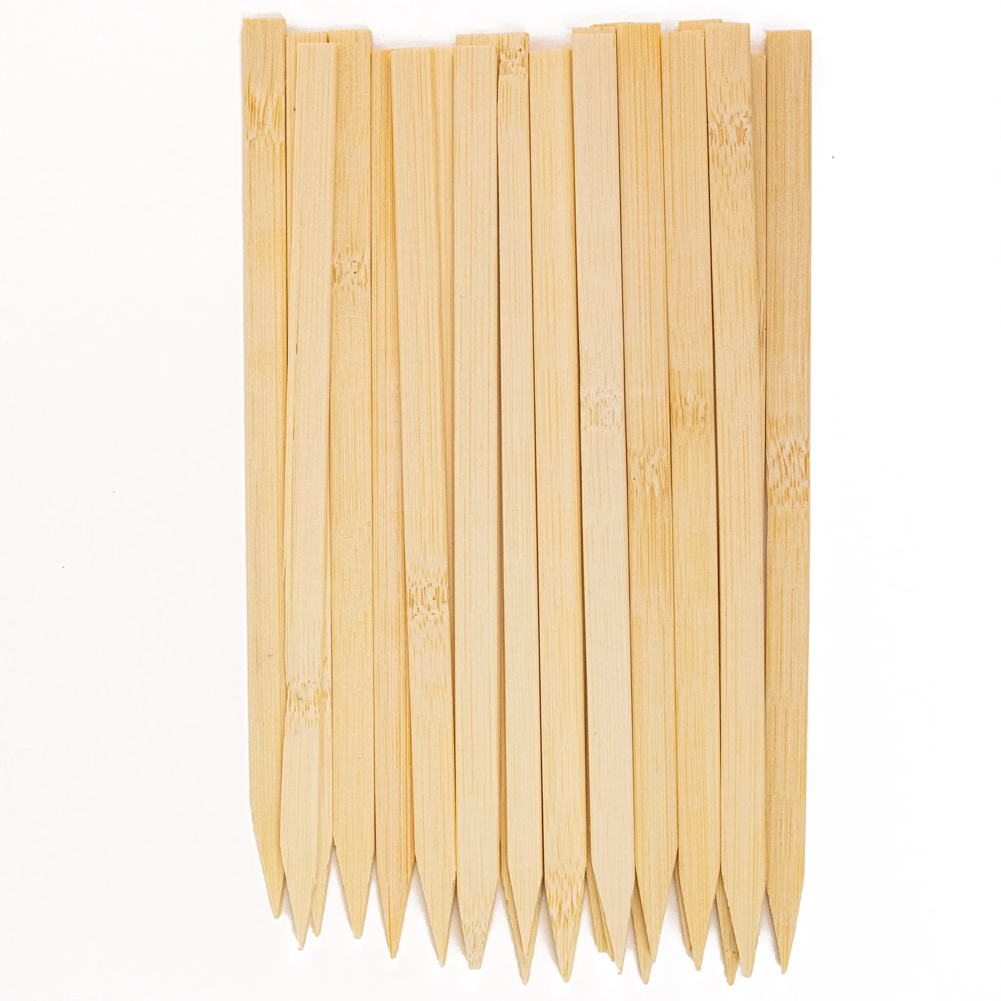 Bamboo Wood Flat Skewer Stick