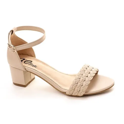Beige Braided Sandal