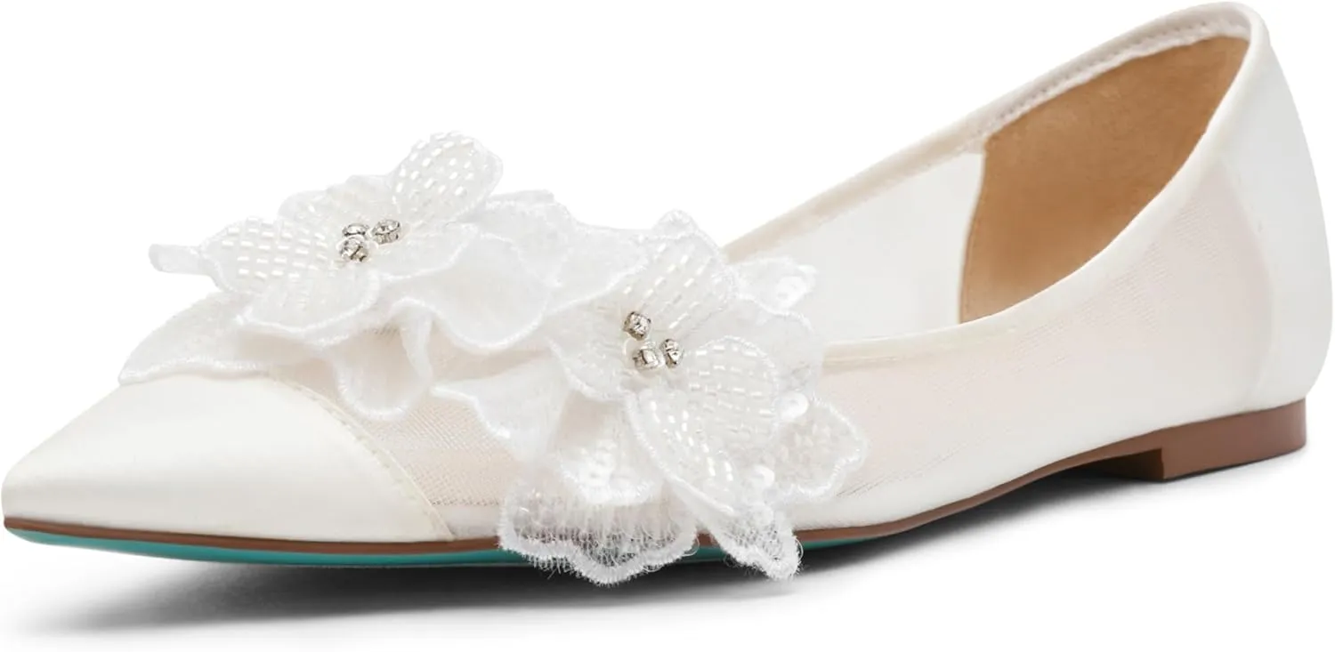 Betsey Johnson Women's Gray Ballet Flat