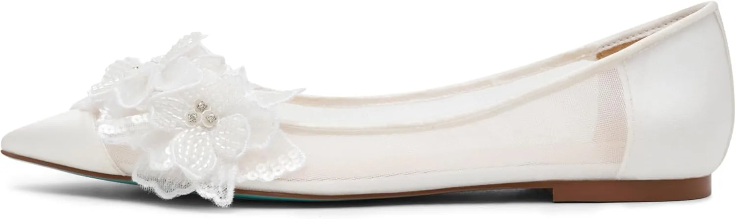 Betsey Johnson Women's Gray Ballet Flat