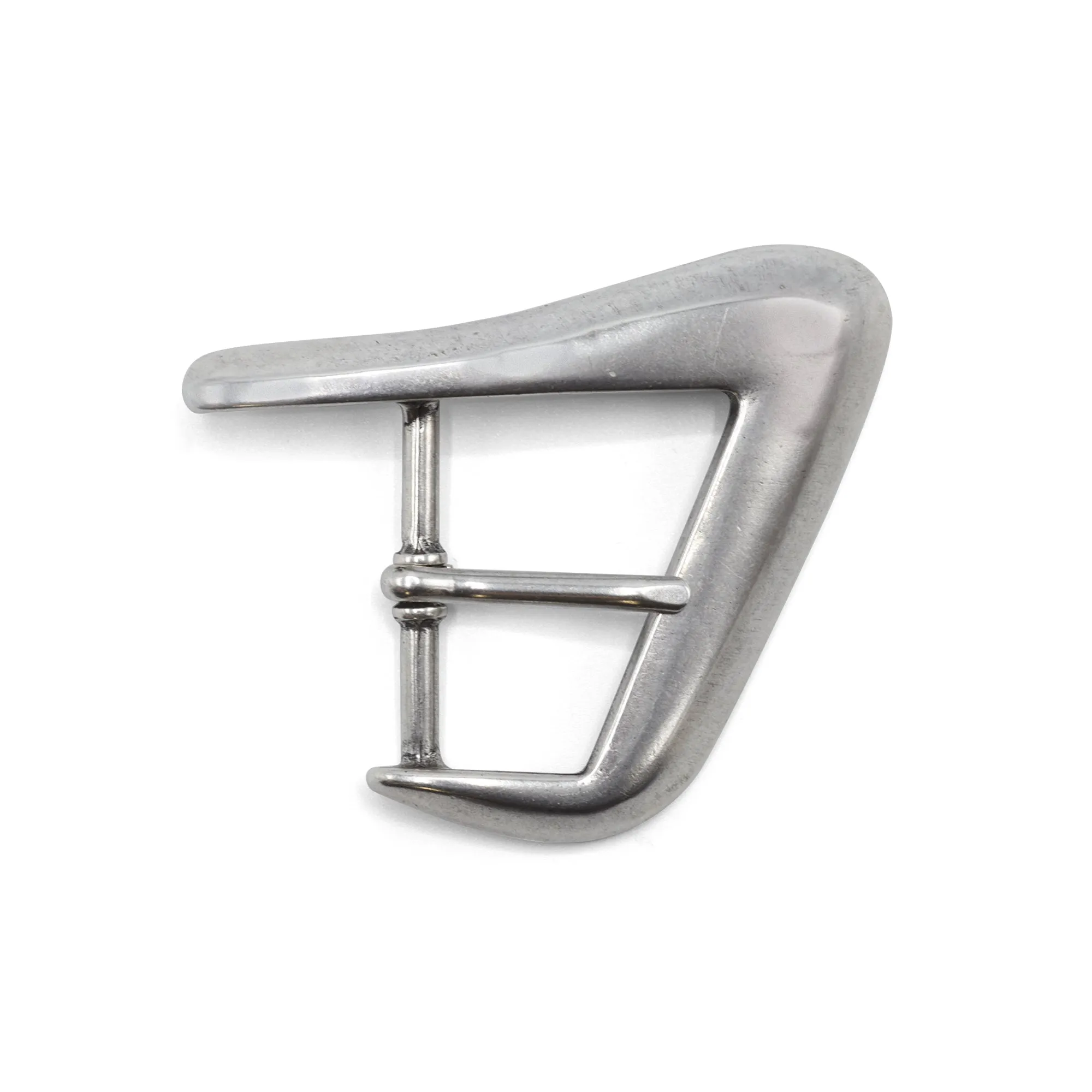 Beveled Right Angle Swirl Prong Buckle 40mm