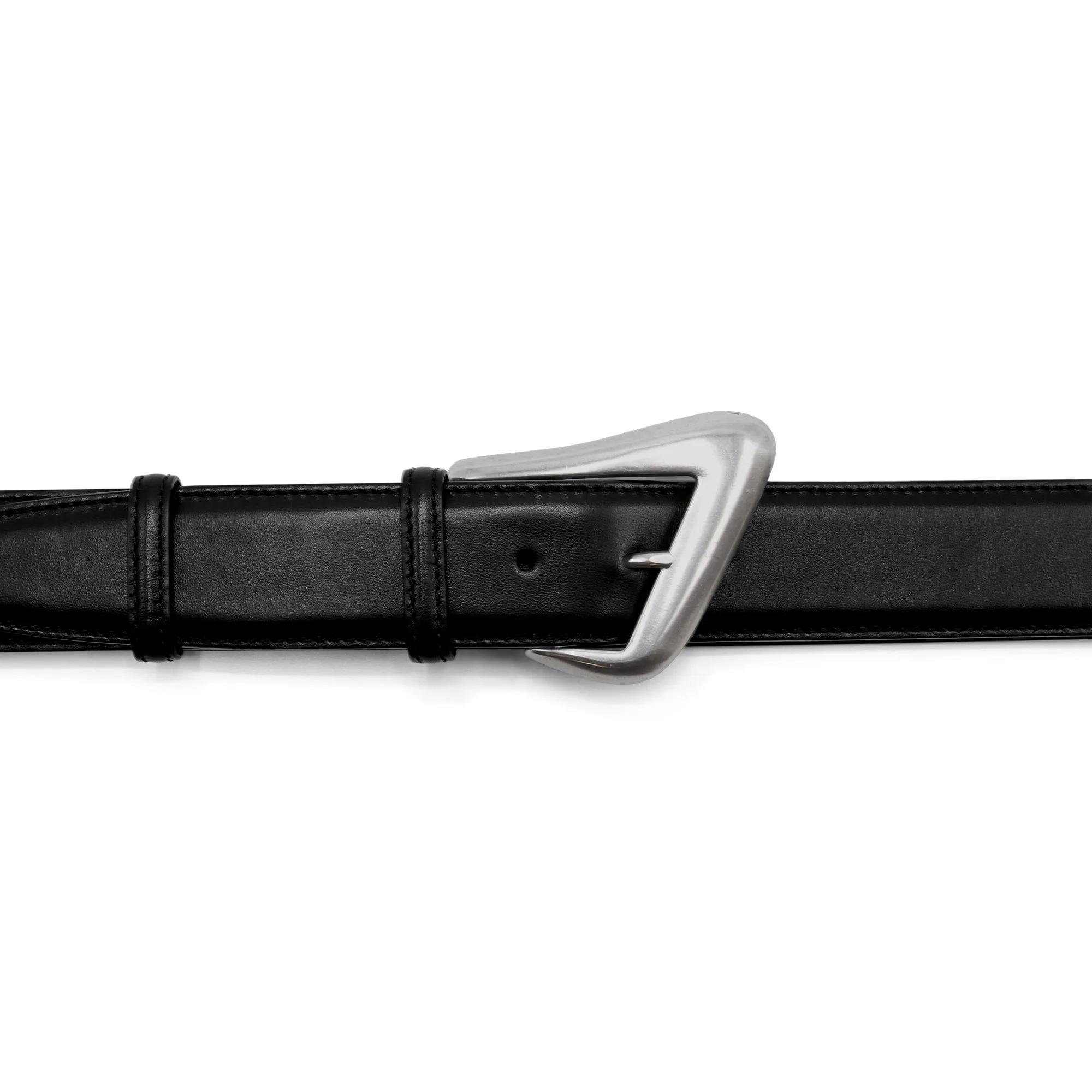 Beveled Right Angle Swirl Prong Buckle 40mm