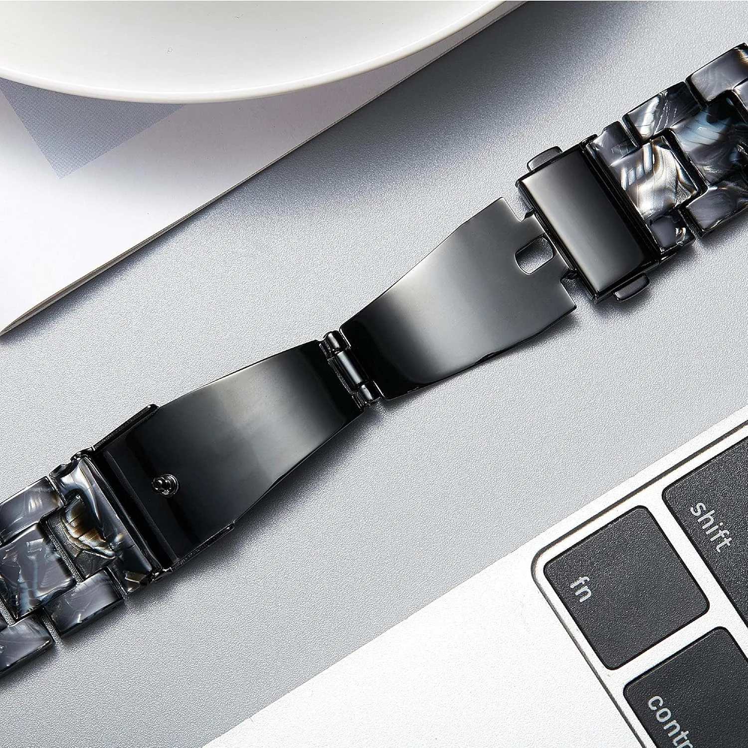 BINLUN Resin Watch Bands Replacement Watch Straps for Men Women 14 Colors Watchbands Lightweight 12/14/16/18/20/22mm Wrist Bands Fashion Skin-Friendly Smart Watch Bracelets