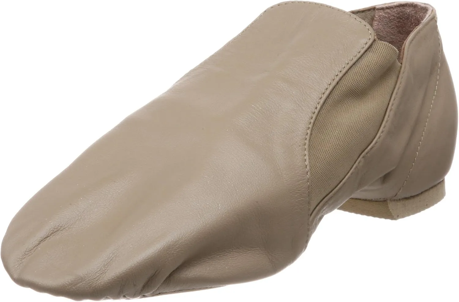 Bloch Dance Women's Elasta Bootie Leather and Elastic Split Sole Jazz Shoe