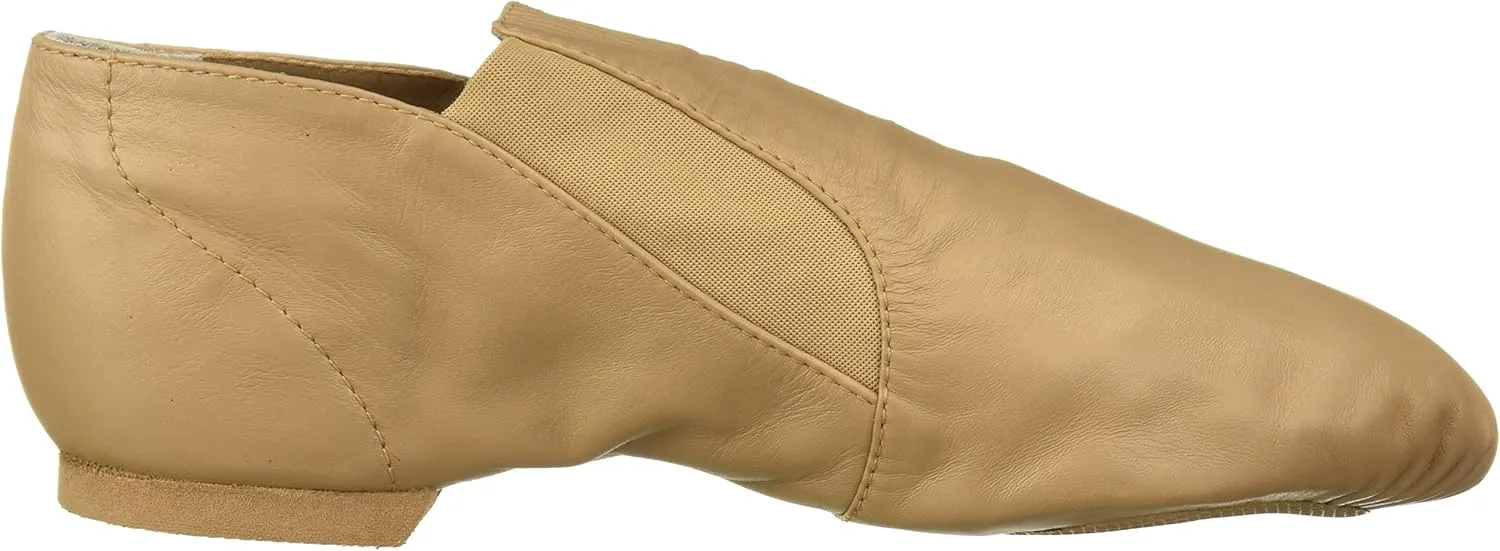 Bloch Dance Women's Elasta Bootie Leather and Elastic Split Sole Jazz Shoe