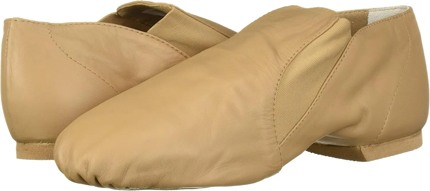 Bloch Dance Women's Elasta Bootie Leather and Elastic Split Sole Jazz Shoe