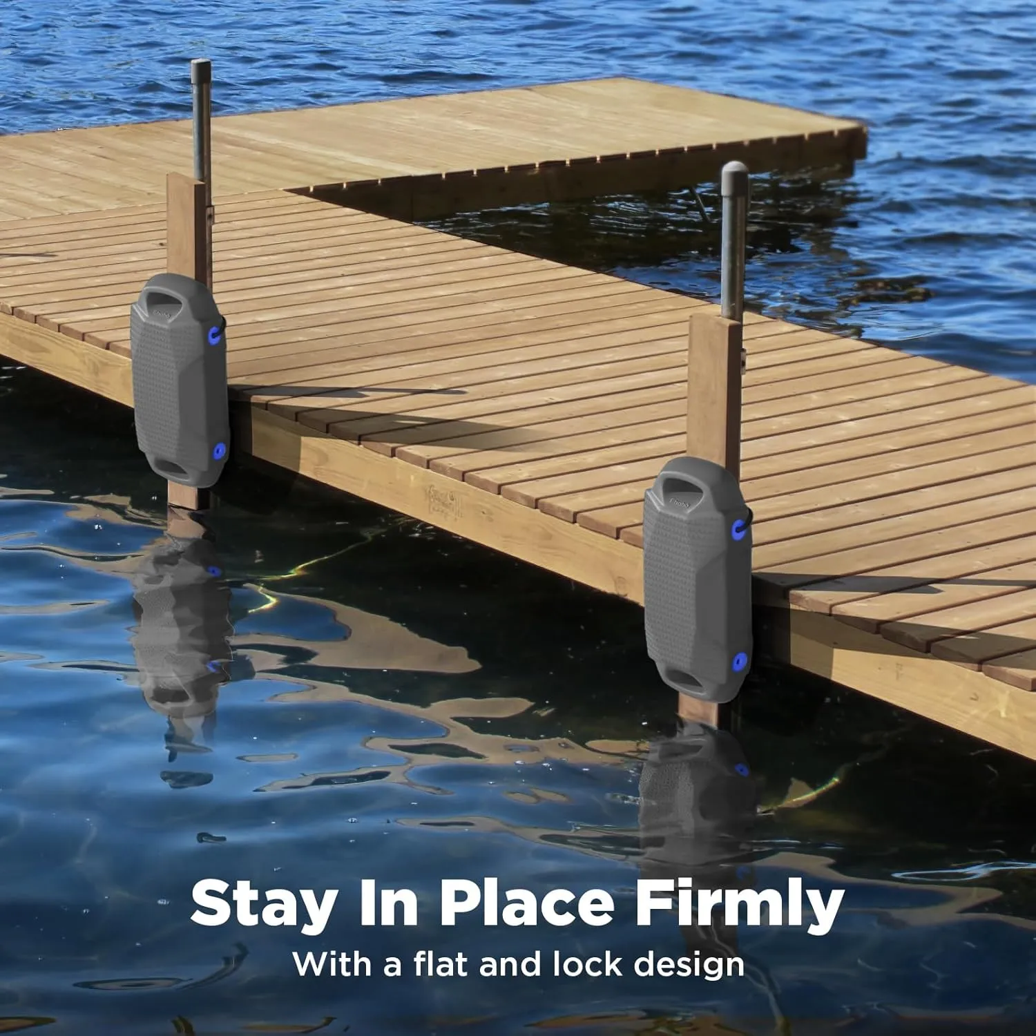 Boat Fenders, Boat Bumpers for Docking, EVA Pontoon Bumpers with Integrated Locking Rope, Fit for Bass, Ski, Bowriders and Fishing Boats