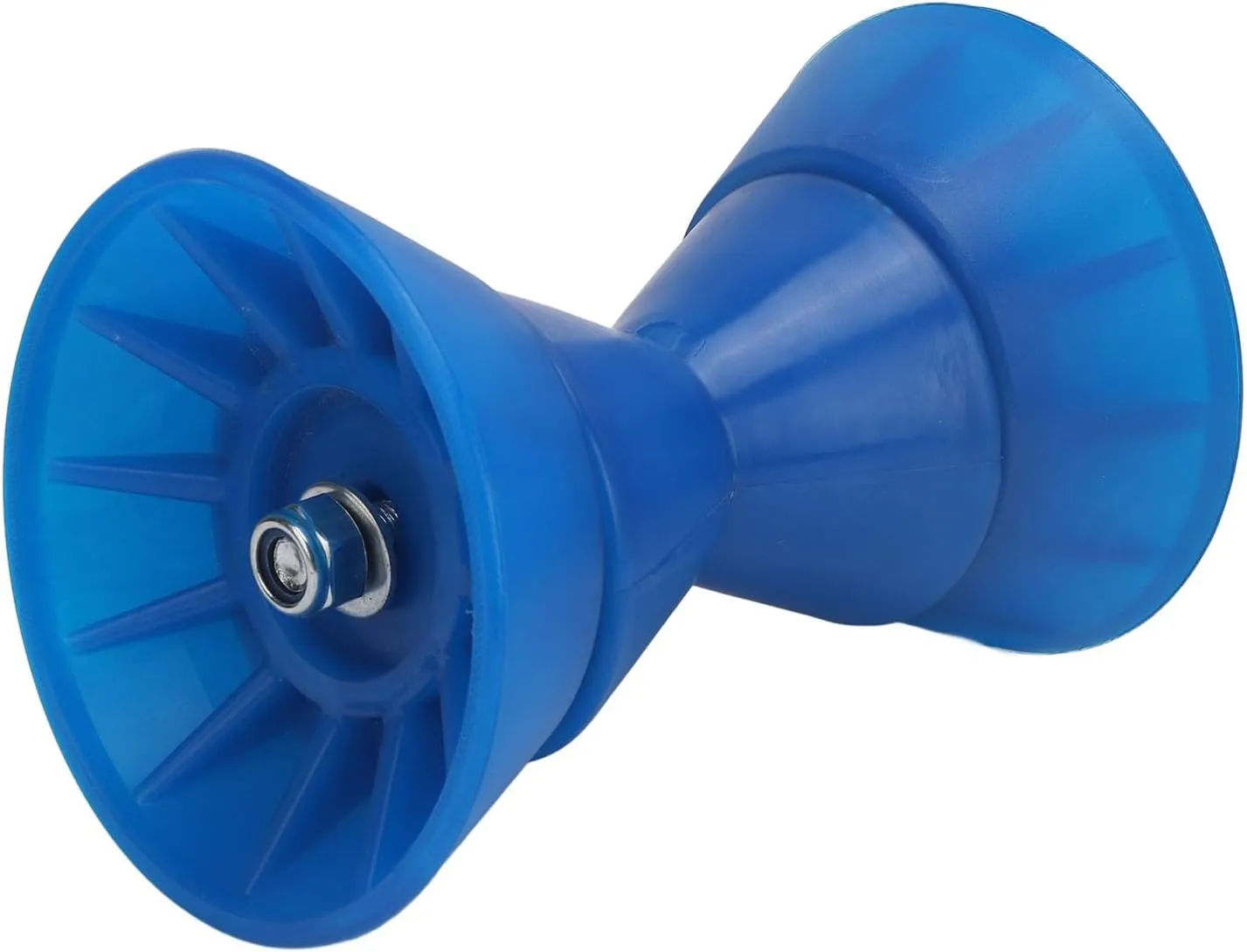 Boat Trailer Roller, Heavy Duty Boat Trailer Bow Roller, 4 Inch Boat Roller Bow Stop with 1/2in Shaft, Shock Absorbing Design, Trailer Roller Assembly for Boats Yachts Trailers