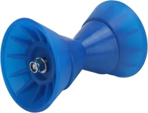 Boat Trailer Roller, Heavy Duty Boat Trailer Bow Roller, 4 Inch Boat Roller Bow Stop with 1/2in Shaft, Shock Absorbing Design, Trailer Roller Assembly for Boats Yachts Trailers