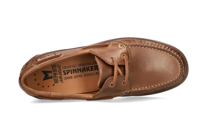 'Boating' men's boat shoe - Brown tobacco