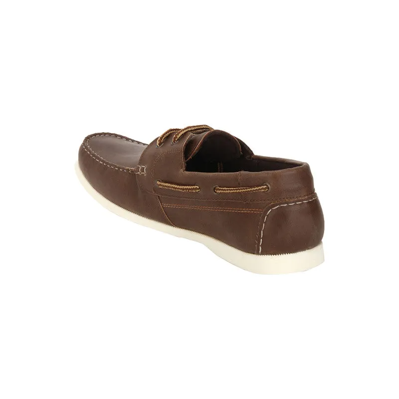 Bond Street by Red Tape Men Brown Boat Shoes
