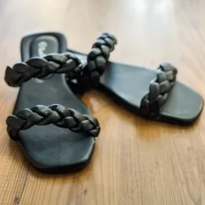 Braided Double Strap Sandal saw