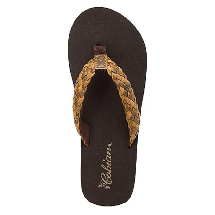BRB10 Natural BRAIDED BOUNCE Women's Cobian Sandals