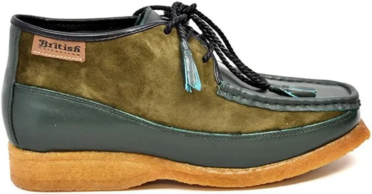 British Collection Men's Knicks Three Quarters Lace-up Leather Shoes