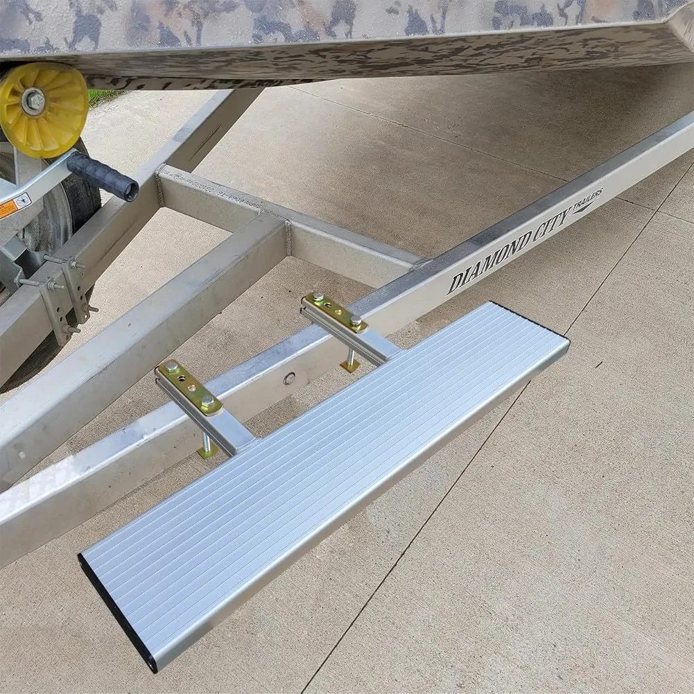 Brocraft Heavy Duty Aluminum Boat Trailer Steps/Boat Trailer Ladder