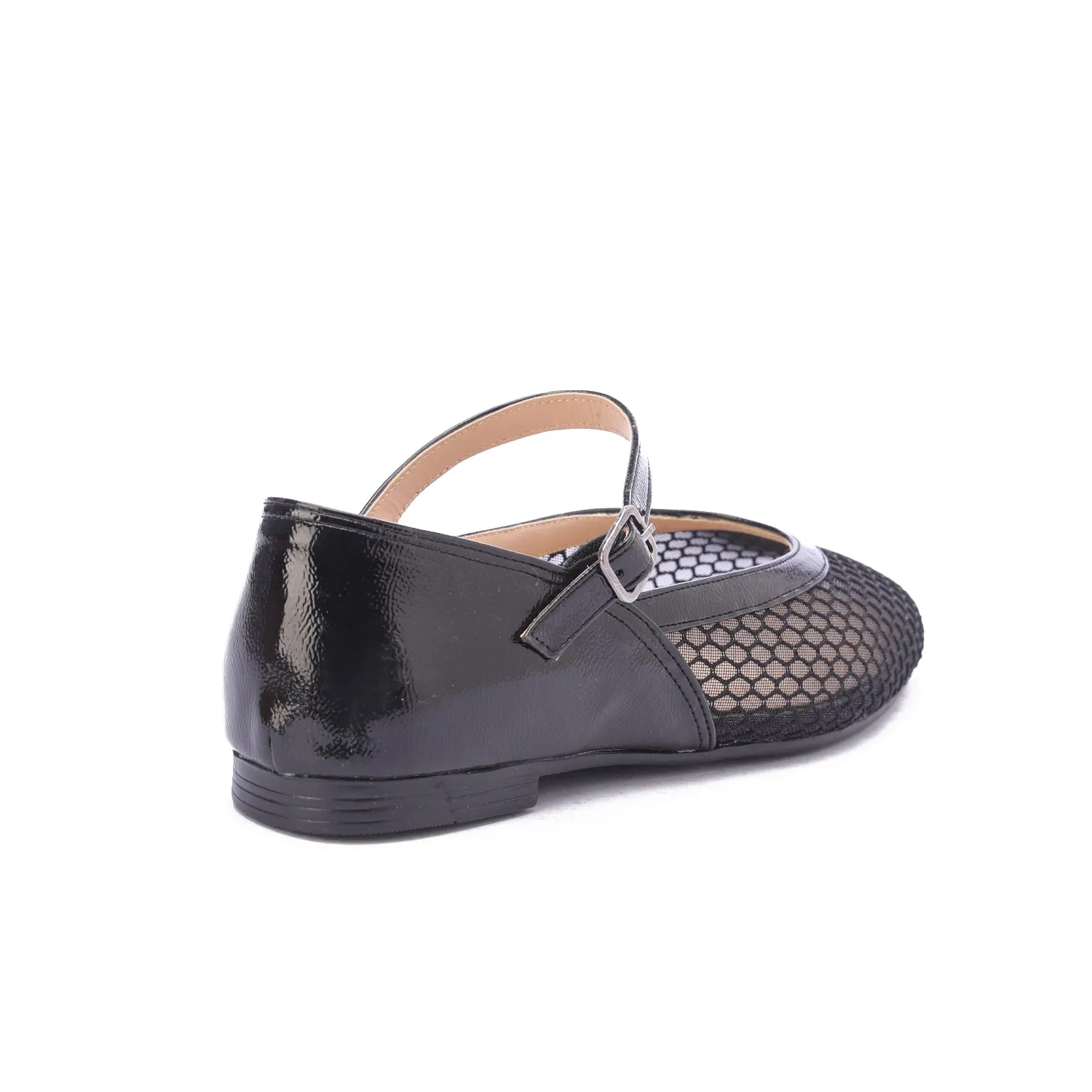 Buckle Strap Shoes-black