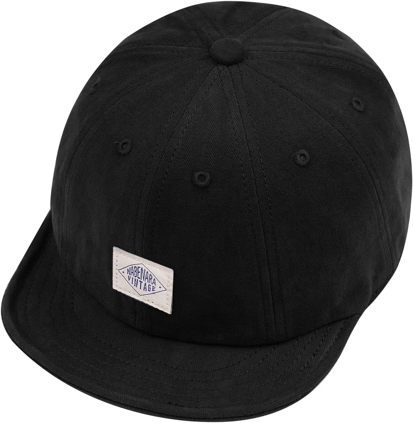 Clakllie Soft Short Brim Hats for Men Low Profile Baseball Cap Casual Trucker Hat Moisture Wicking Outdoor Running Hat