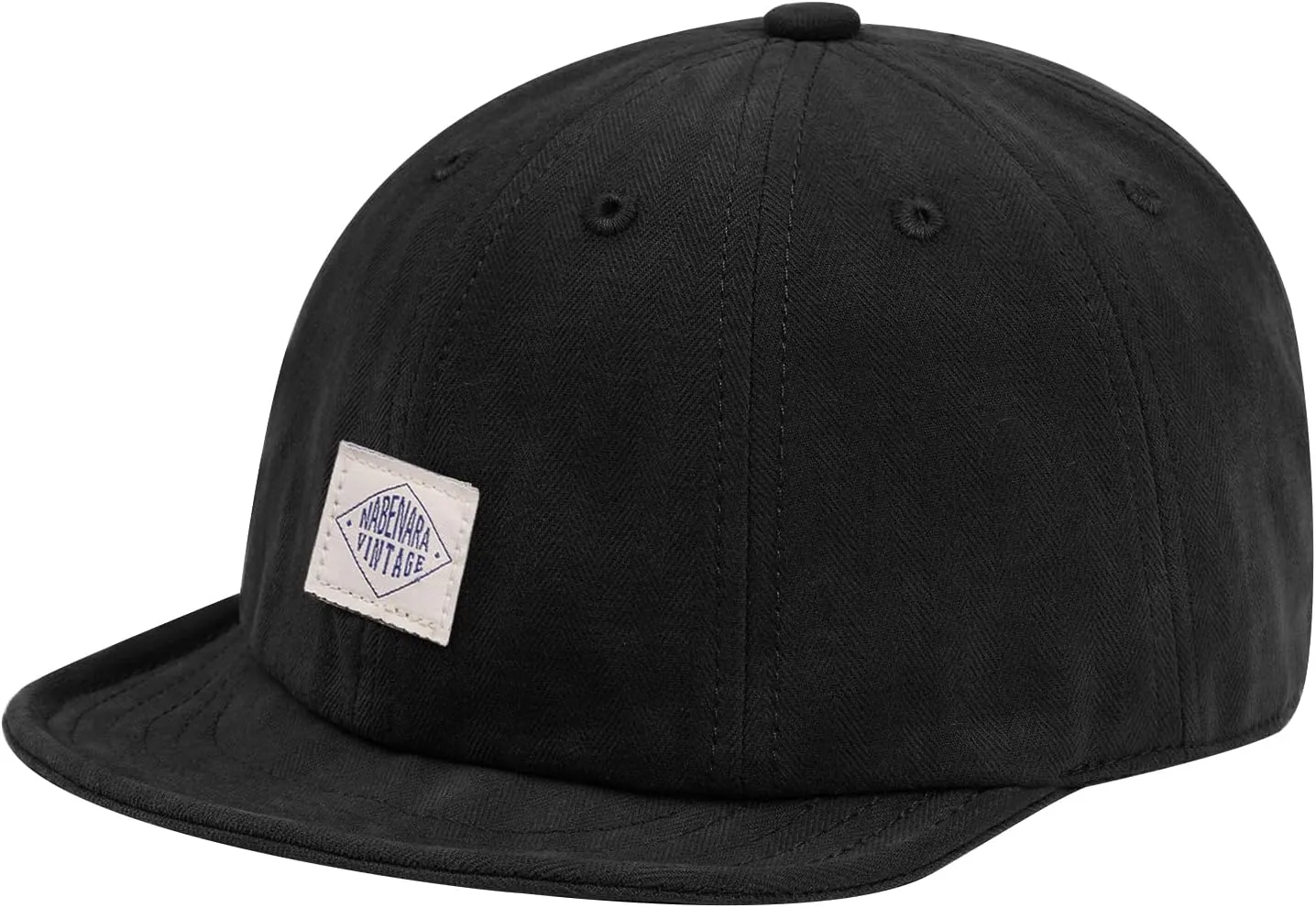 Clakllie Soft Short Brim Hats for Men Low Profile Baseball Cap Casual Trucker Hat Moisture Wicking Outdoor Running Hat