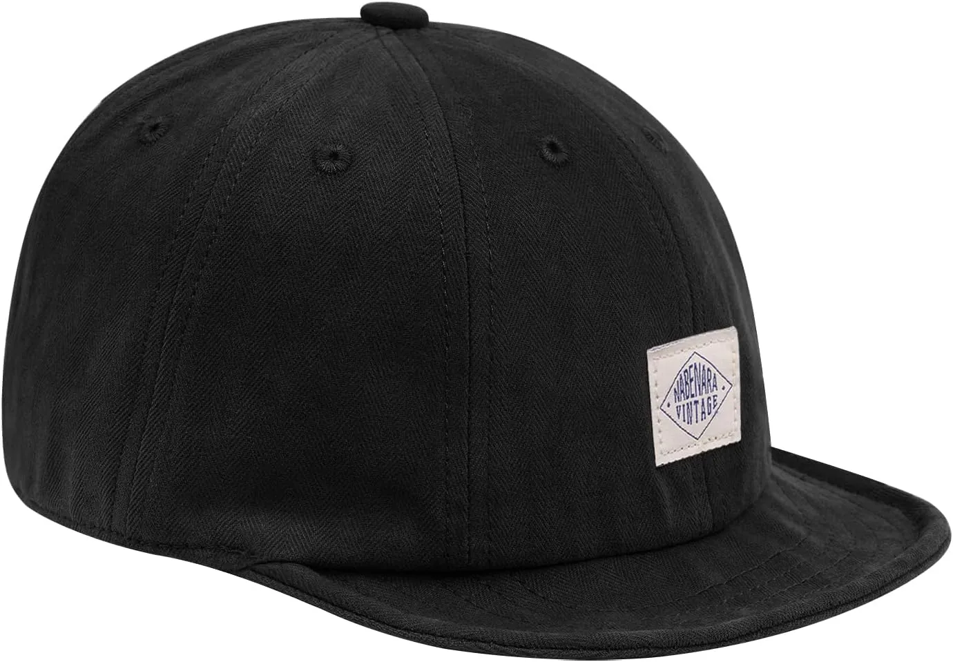 Clakllie Soft Short Brim Hats for Men Low Profile Baseball Cap Casual Trucker Hat Moisture Wicking Outdoor Running Hat