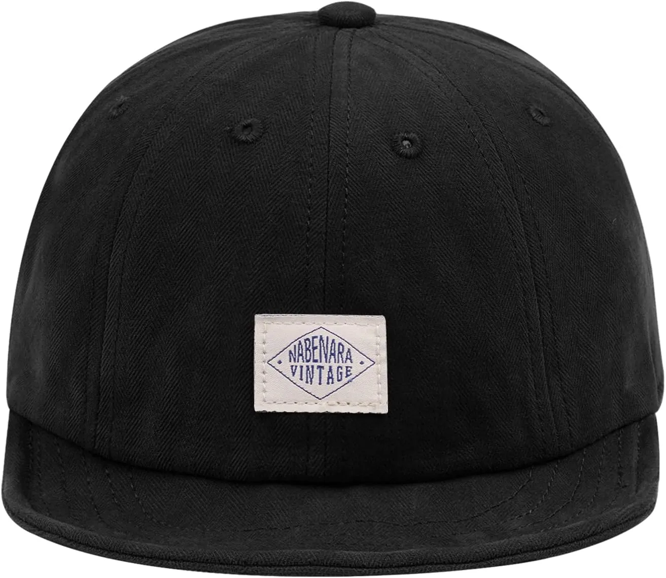 Clakllie Soft Short Brim Hats for Men Low Profile Baseball Cap Casual Trucker Hat Moisture Wicking Outdoor Running Hat
