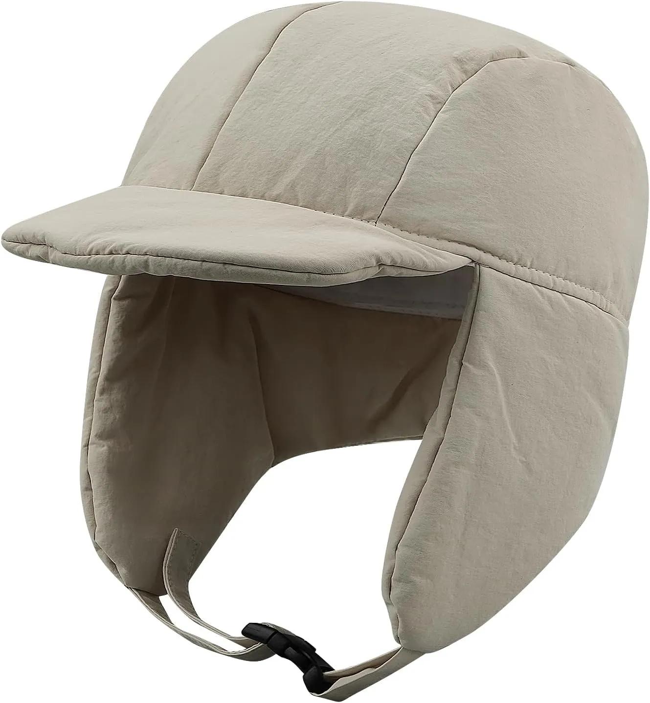 Clakllie Waterproof Trapper Hat for Men Women Windproof Winter Hats with Visor Earflaps Trooper Russian Ushanka Cap