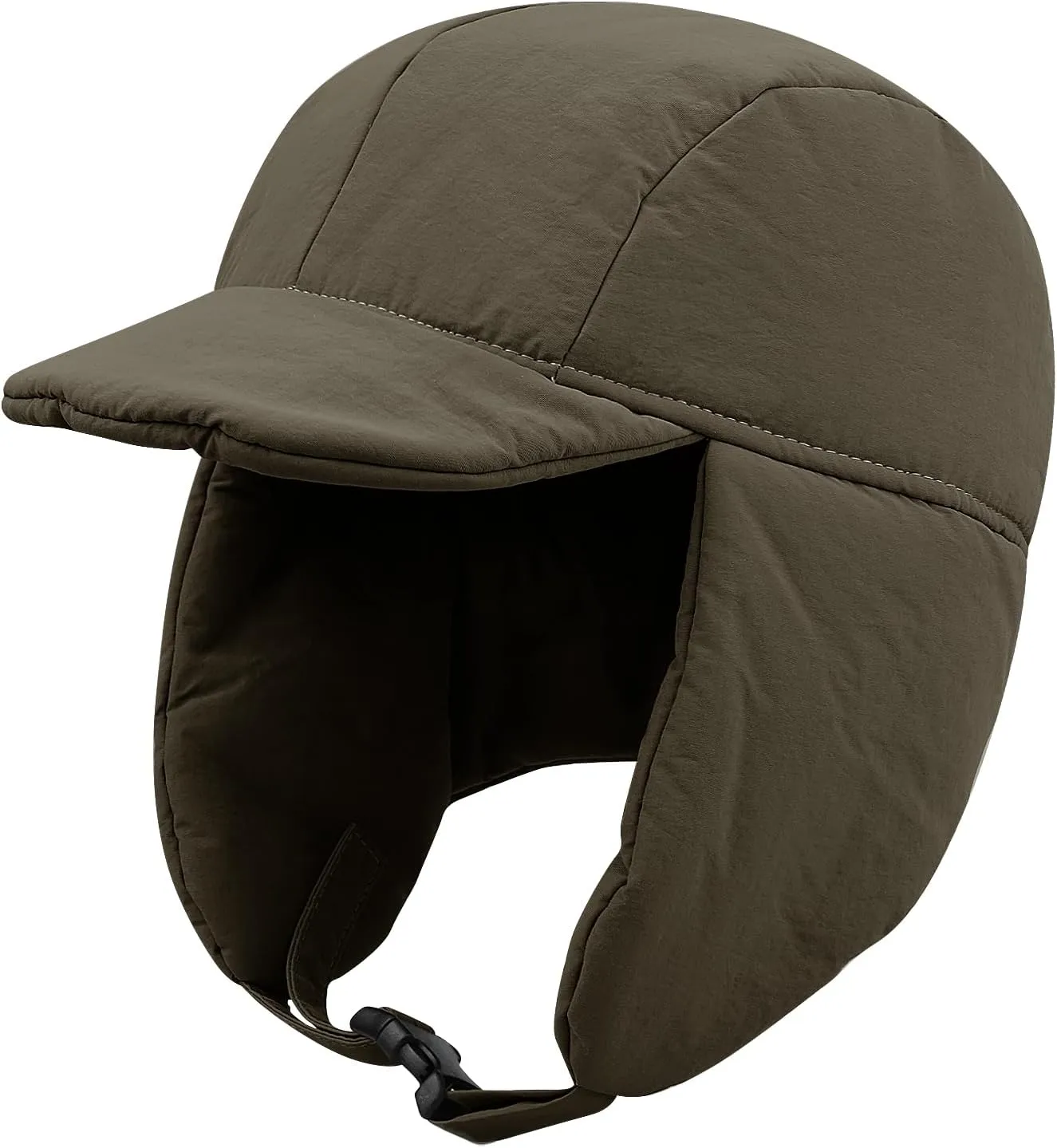 Clakllie Waterproof Trapper Hat for Men Women Windproof Winter Hats with Visor Earflaps Trooper Russian Ushanka Cap