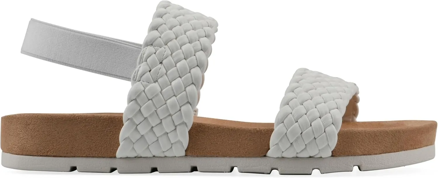 CLIFFS BY WHITE MOUNTAIN Women's Treat Double Strap Sling-Back Sandal