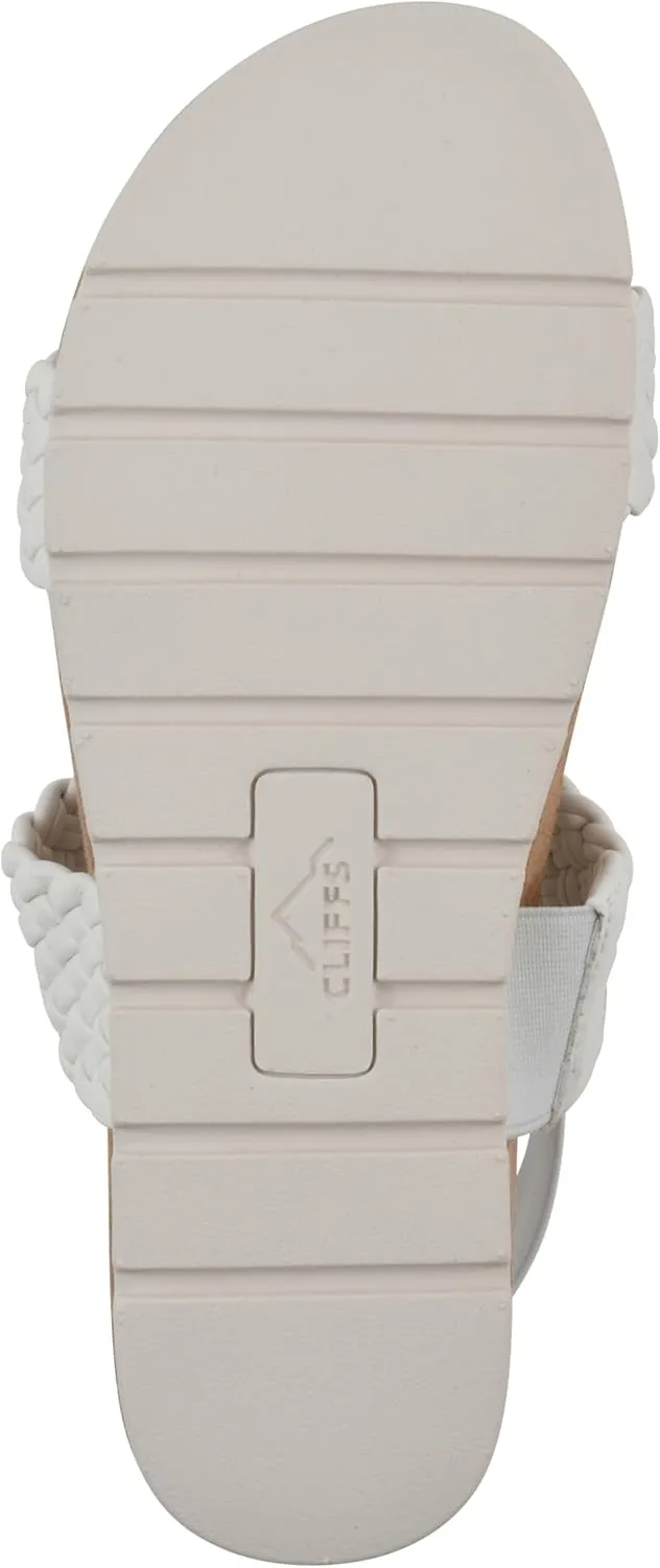 CLIFFS BY WHITE MOUNTAIN Women's Treat Double Strap Sling-Back Sandal
