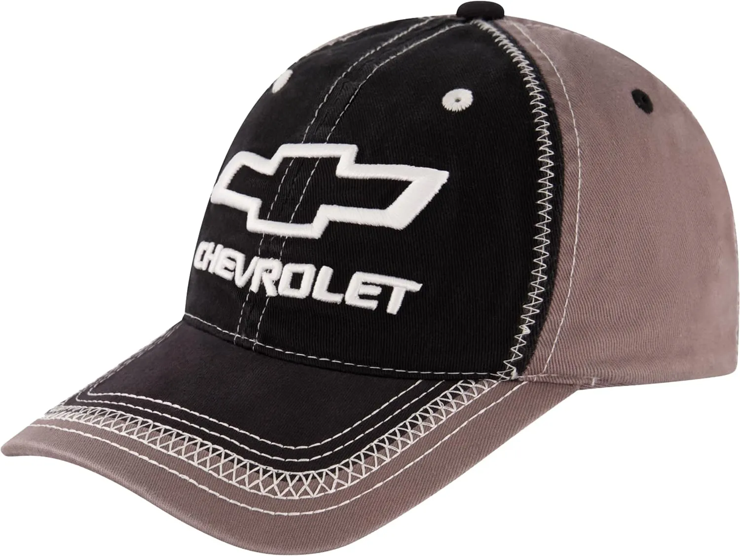 Concept One Chevrolet Dad Hat, Logo Cotton Adjustable Baseball Cap with Curved Brim
