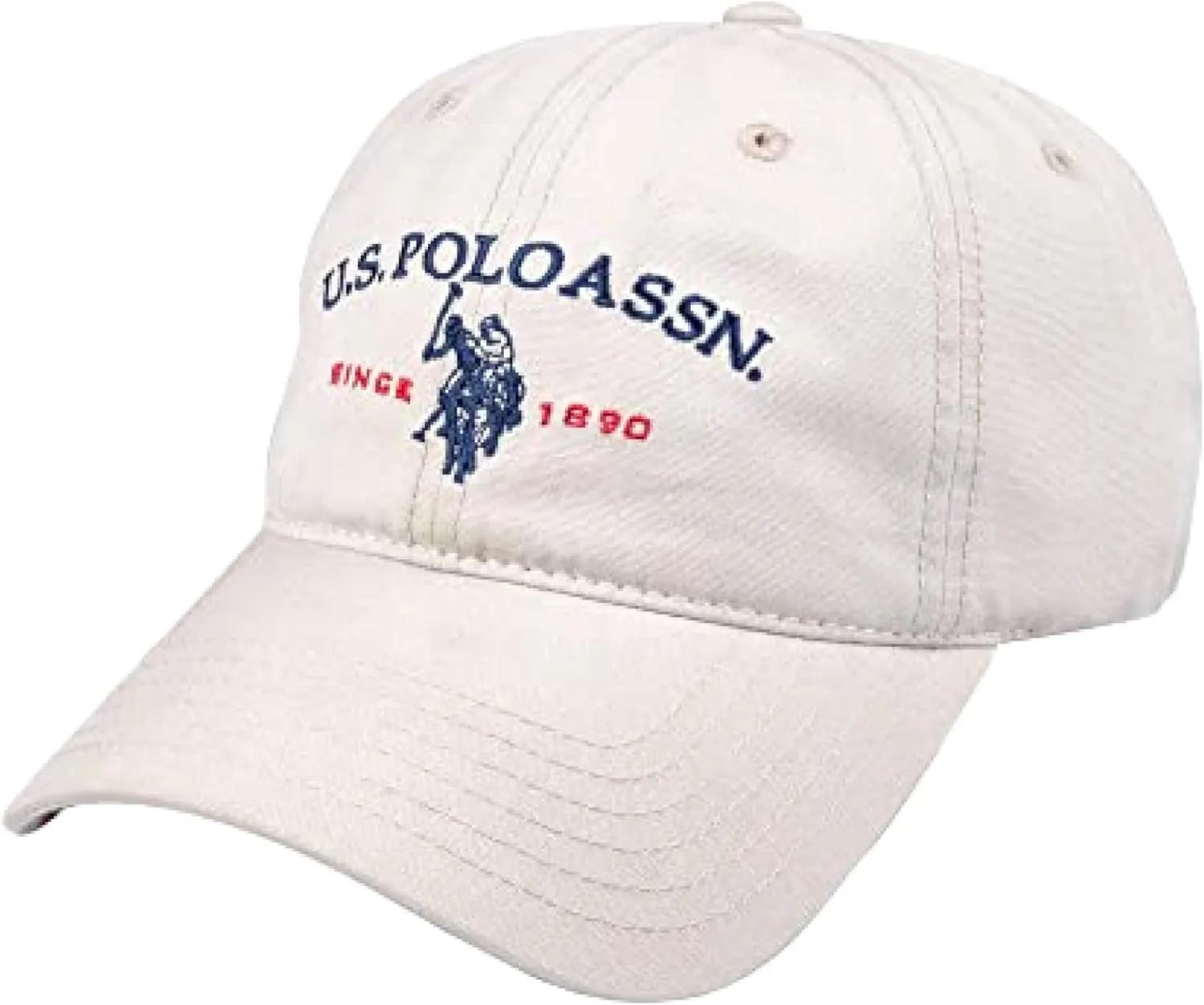 Concept One U.S Polo Assn. Embroidered Pony Horse Logo Since 1890 Adjustable Cotton Baseball Hat with Curved Brim