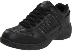 Converse Work Men's SureGrip Plus Athletic Work Shoe Black Leather