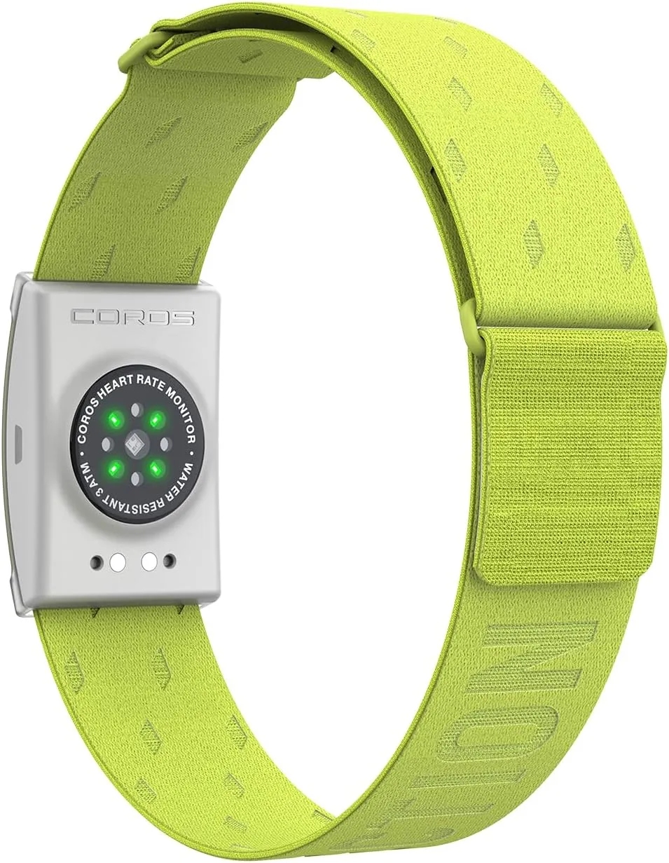 COROS Heart Rate Monitor, Comfort, Easy to wear, Auto-wear Detection, Advanced Sensor, Precise Data, Bluetooth, 38 Hours Battery Life, Connects up to 3 Devices at Once, for Run and Bike