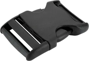 Country Brook Design 50-1 1/2 In YKK Flat Heavy Duty Single Adjustable Side Release Plastic Buckles